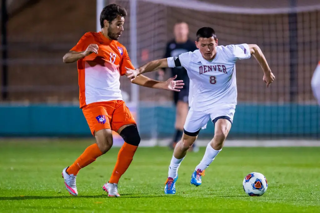 People playing soccer